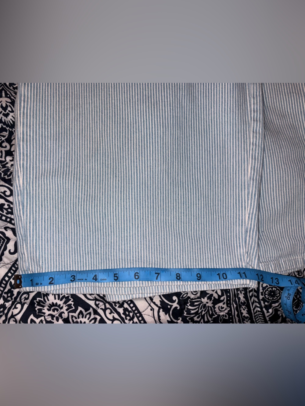 ✨ NWT Size 22 Relaxed Wide-Leg Pinstripe Jeans | Chic Comfy Plus Size Denim ✨ - Picture 11 of 12